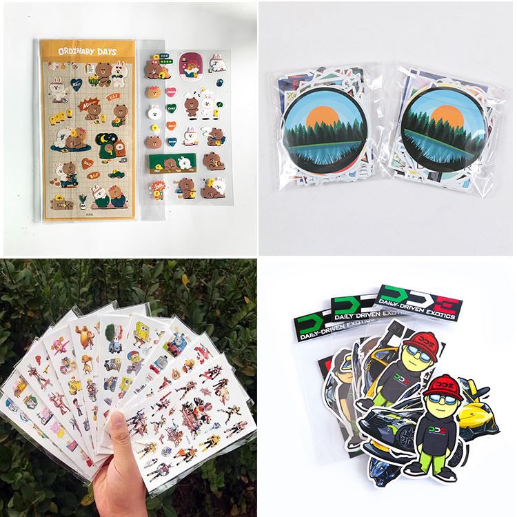 kiss cut gift sticker set