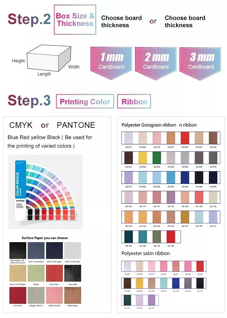 box Printing colors