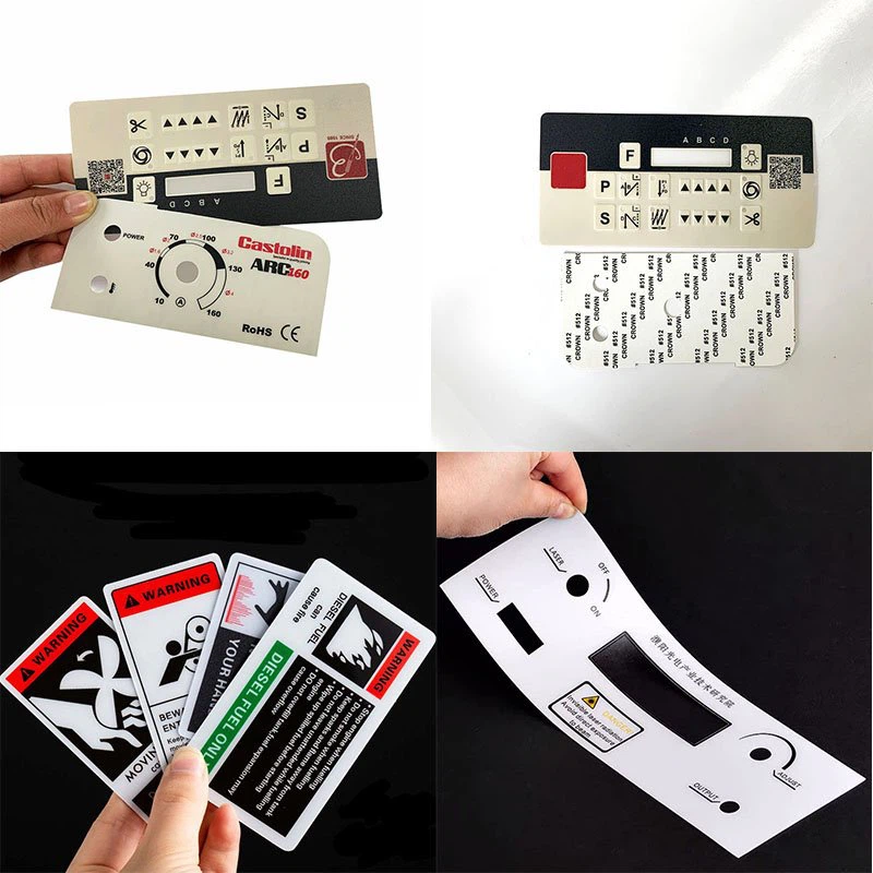 control panel label